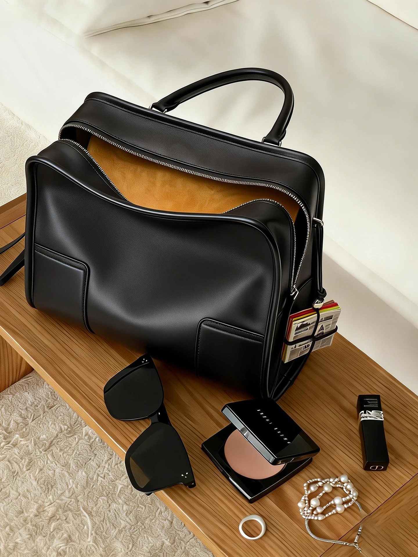 Black Korean Style Elegant Tote Bag Women's 2026 New High-End Feelings Single Shoulder Underarm Crossbody Bag Summer
Black Korean Style Elegant Tote Bag Women's 2026 New High-End Feelings Single Shoulder Underarm Crossbody Bag Summer