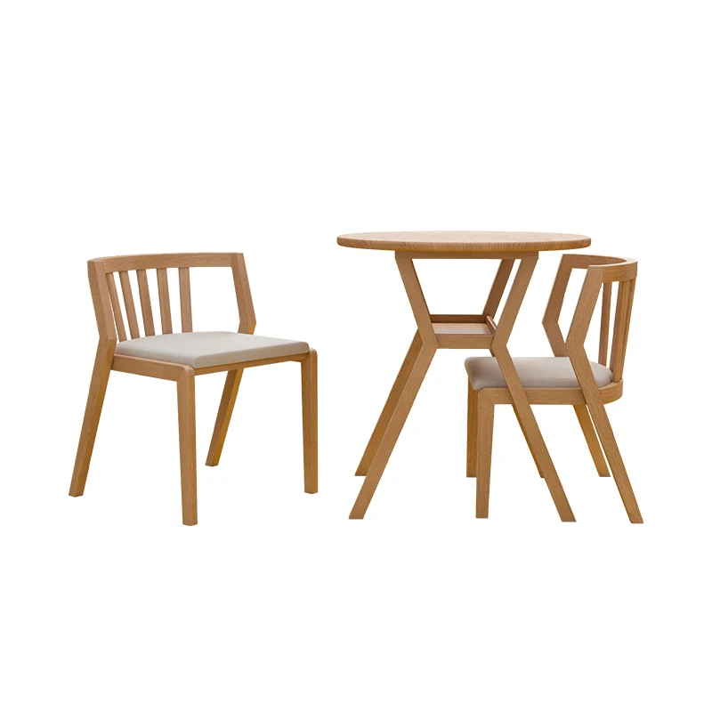 Balcony casual table and chairs small coffee table set tea table solid wood round drinking tea three-piece set
Balcony casual table and chairs small coffee table set tea table solid wood round drinking tea three-piece set