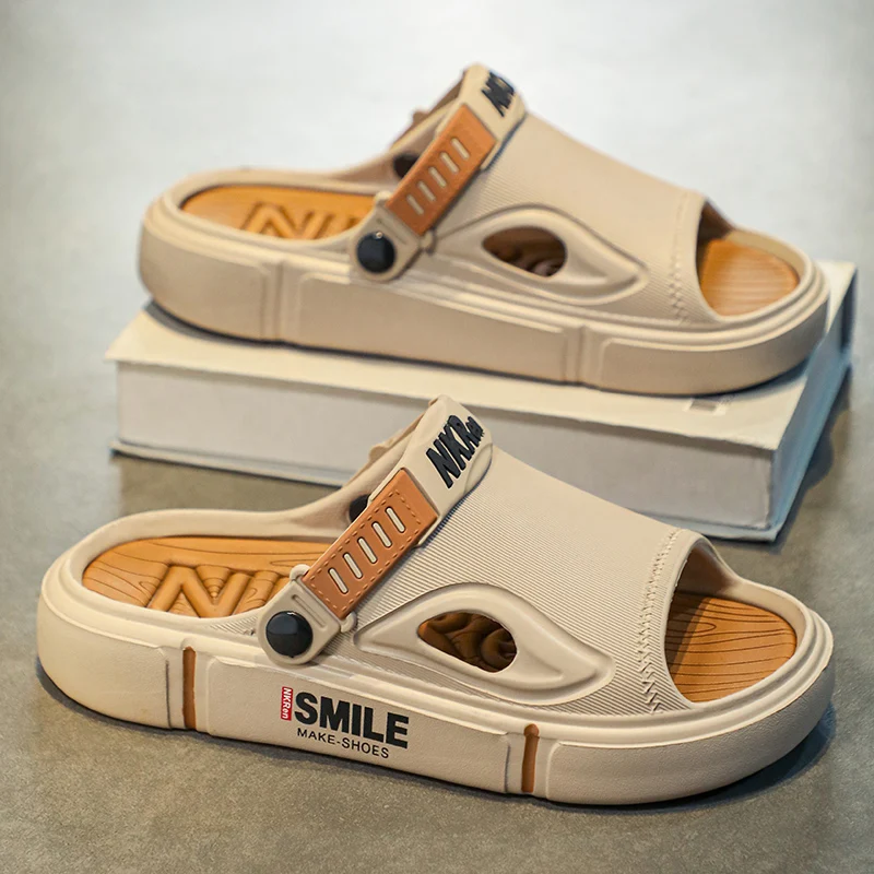 Coconut Themed Men's Summer Thick Heel Sandals Anti-Slip Large Size Dual Use Sports Casual Beach Slippers Comfortable EVA Mat...
Coconut Themed Men's Summer Thick Heel Sandals Anti-Slip Large Size Dual Use Sports Casual Beach Slippers Comfortable EVA Mat...