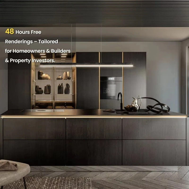 AIS 48 Hour Free Design Wooden Kitchen Furniture Plywood MDF Kitchen Cabinet Island Storage Kitchen Cupboard Made in China
AIS 48 Hour Free Design Wooden Kitchen Furniture Plywood MDF Kitchen Cabinet Island Storage Kitchen Cupboard Made in China