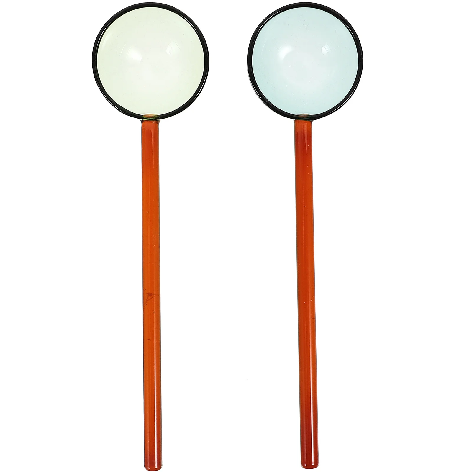 2 Pcs Spoons Stirrers Milk Teaspoon Heat-resistant Cooking Dessert Serving Teaspoons Colored Glass Mixing 
2 Pcs Spoons Stirrers Milk Teaspoon Heat-resistant Cooking Dessert Serving Teaspoons Colored Glass Mixing