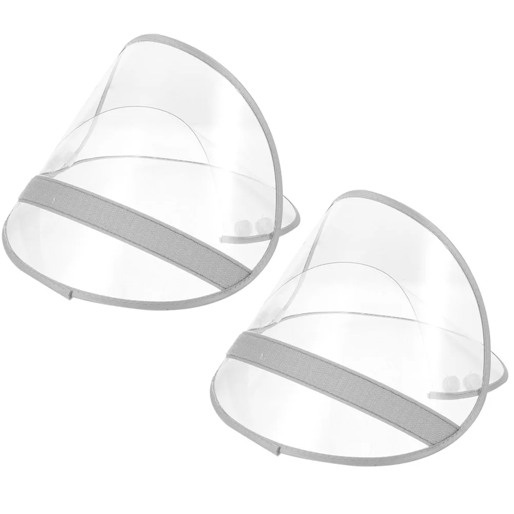 2 Pcs Cap Rainproof Hat Accessories Clear Poncho Face Protector Brim for Raincoat Miss Midge
2 Pcs Cap Rainproof Hat Accessories Clear Poncho Face Protector Brim for Raincoat Miss Midge
