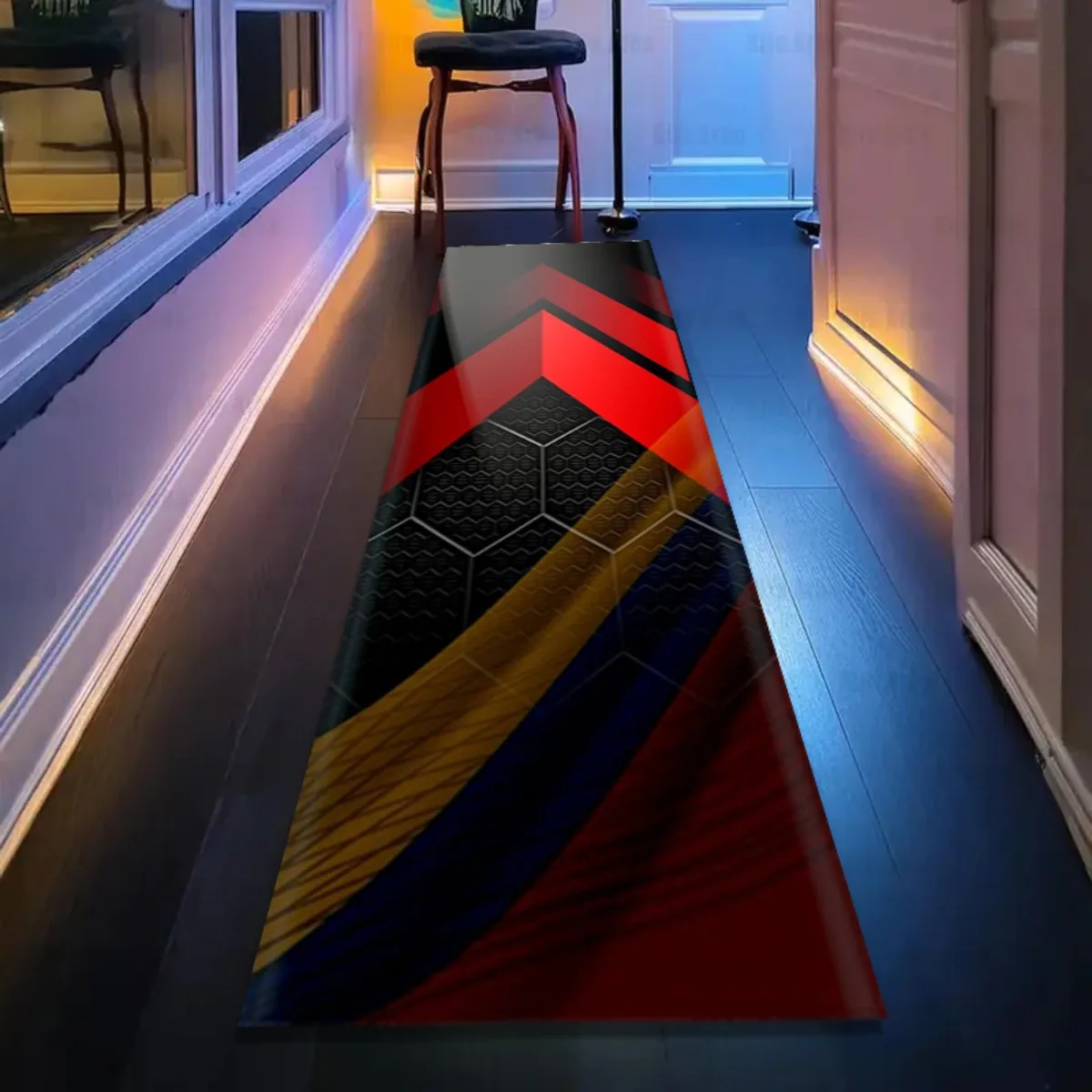 Геометрический коврик для мотоцикла в стиле кибер-гонщика, противоскользящий коврик для гаража, впитывающий масло, современный гоночный стиль, декор для дома
Геометрический коврик для мотоцикла в стиле кибер-гонщика, противоскользящий коврик для гаража, впитывающий масло, современный гоночный стиль, декор для дома