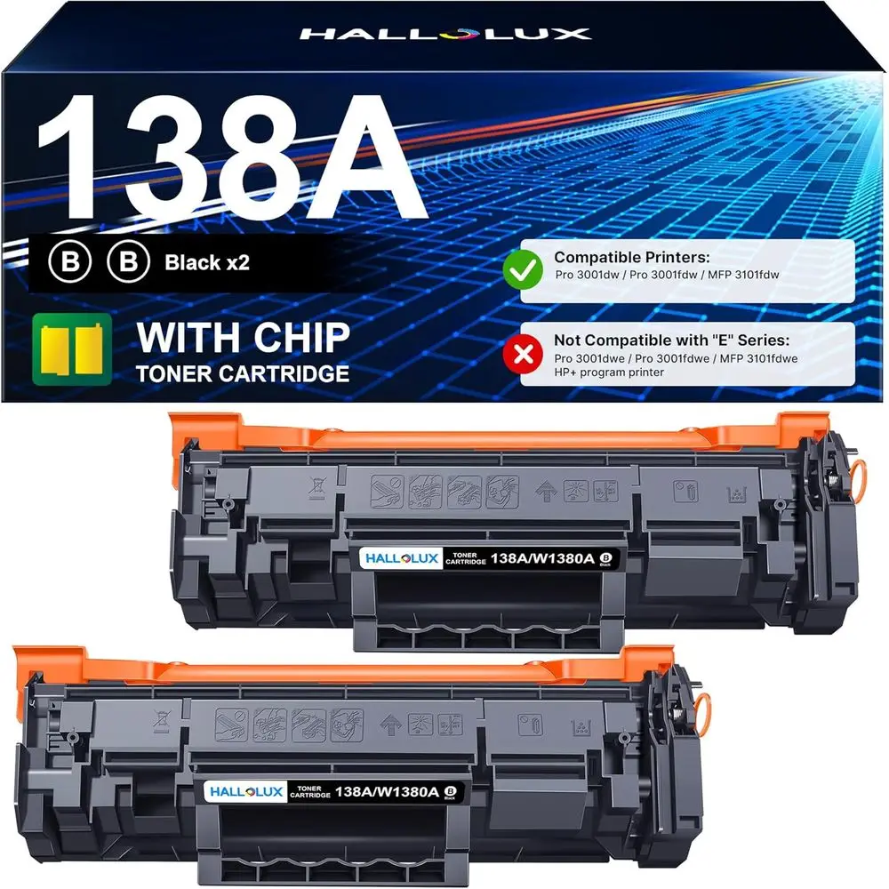 2 Pack Compatible Black Toner Cartridge Replacement for LaserJet Pro 3001dw MP 3101dw 3001dw Printers
2 Pack Compatible Black Toner Cartridge Replacement for LaserJet Pro 3001dw MP 3101dw 3001dw Printers