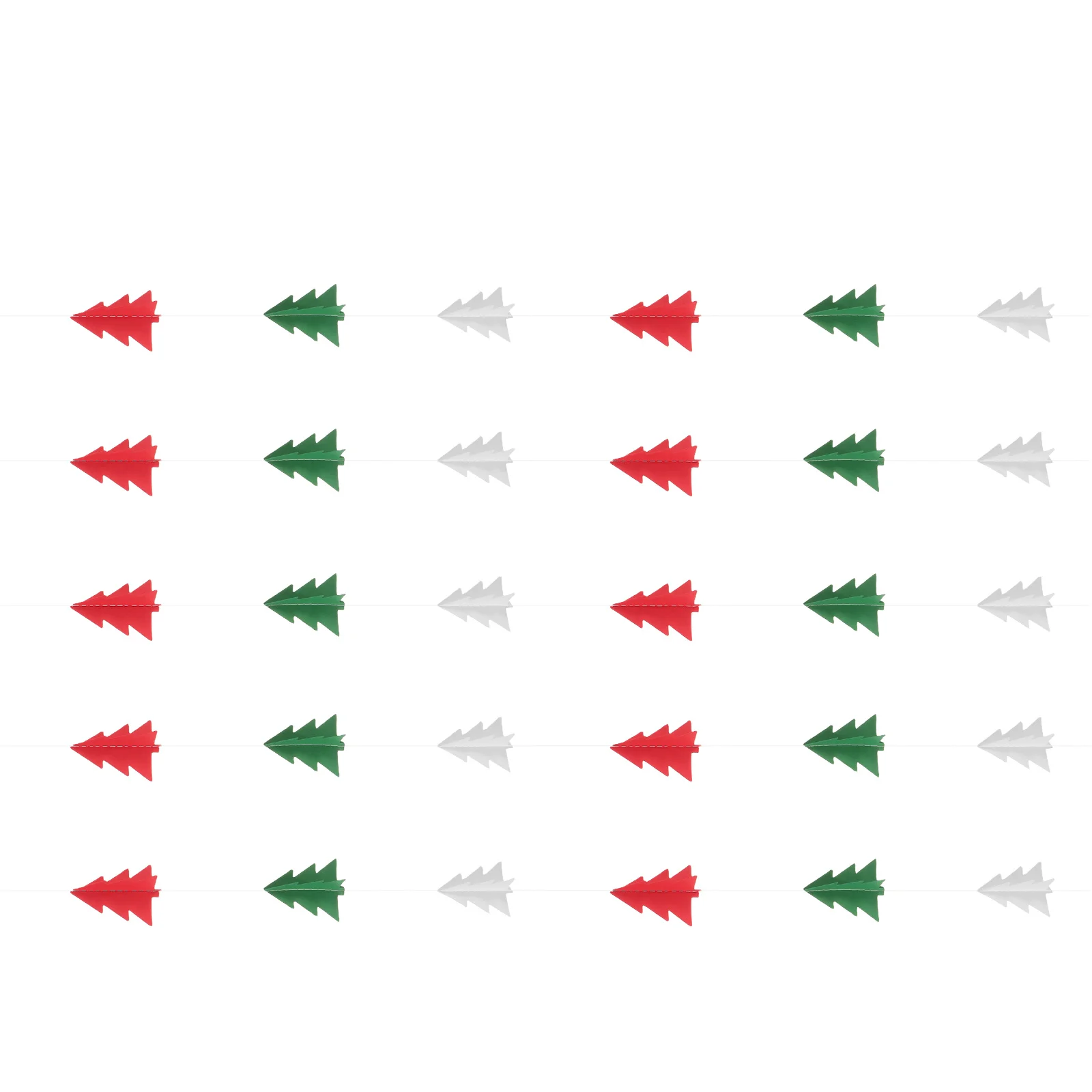 5Pcs Christmas Tree Paper Garland 3D Red White Green Hanging Decorations Holiday Party Streamer Banner Bunting Banner
5Pcs Christmas Tree Paper Garland 3D Red White Green Hanging Decorations Holiday Party Streamer Banner Bunting Banner
