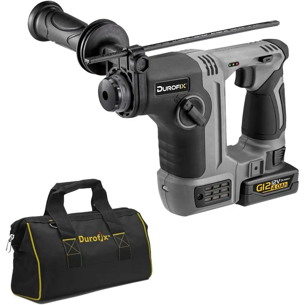 12V Compact Rotary Hammer Drill Kit, 1.3J Impact, 1 Battery Included
12V Compact Rotary Hammer Drill Kit, 1.3J Impact, 1 Battery Included