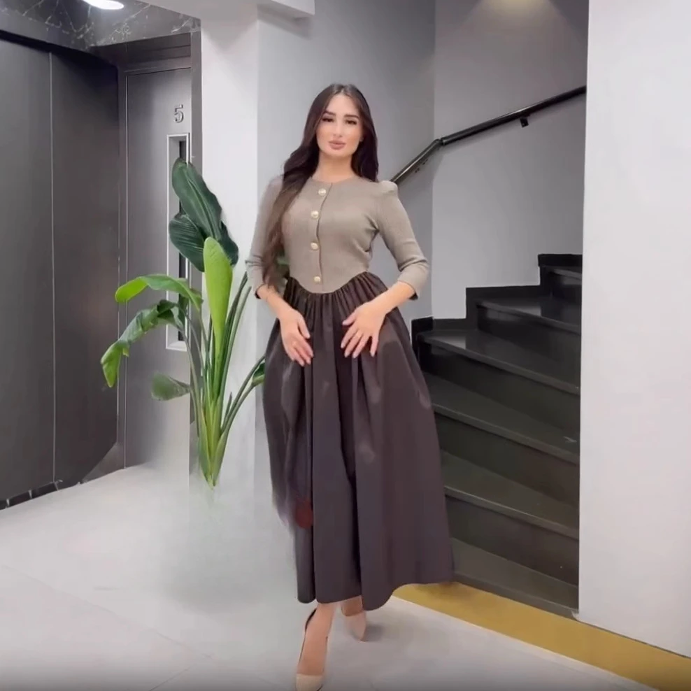 Muslim Maxi Dress Women Abayas Jalabiya Patchwork Single Breasted Dresses Ramadan Morocco Dubai Kaftan Vestidos Arab Long Robe
Muslim Maxi Dress Women Abayas Jalabiya Patchwork Single Breasted Dresses Ramadan Morocco Dubai Kaftan Vestidos Arab Long Robe