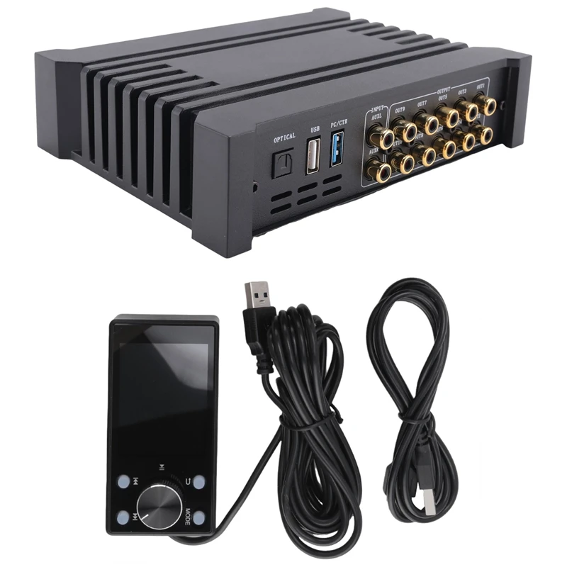 31-Segment 4 Input 10 Output DSP Audio Processor Car DSP Car Power Amplifier AB 4-Way With Multifunctional Display Accessories
31-Segment 4 Input 10 Output DSP Audio Processor Car DSP Car Power Amplifier AB 4-Way With Multifunctional Display Accessories