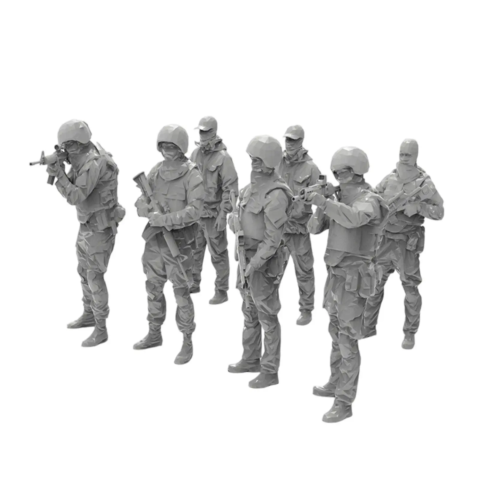 7x Miniature Figures 1:72 Scale Collectibles Desktop Ornament Unpainted Diorama Figures for Tabletop Games Family Hobby Friends
7x Miniature Figures 1:72 Scale Collectibles Desktop Ornament Unpainted Diorama Figures for Tabletop Games Family Hobby Friends