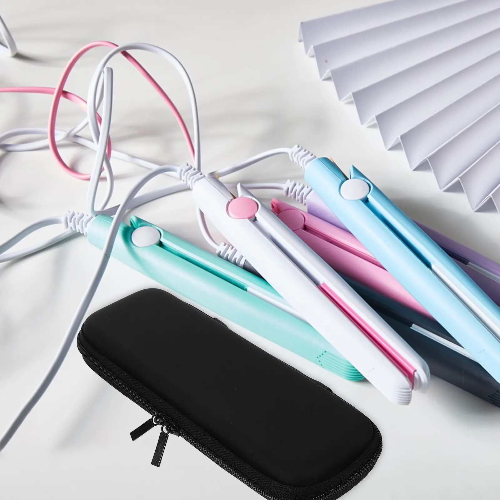 Hair Curler Travel Case Portable Eva Storage Bag Lightweight Iron Organizer Pouch Scratch Resistant Hair Styler
Hair Curler Travel Case Portable Eva Storage Bag Lightweight Iron Organizer Pouch Scratch Resistant Hair Styler
