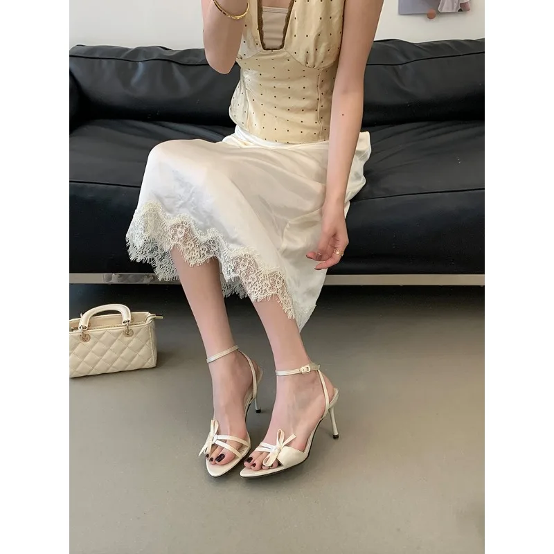 Eilyken Sexy Thin High Heels Round Toe Women's Sandals Butterfly-Knot Ankle Buckle Strap Striptease Shoes Summer Footwear
Eilyken Sexy Thin High Heels Round Toe Women's Sandals Butterfly-Knot Ankle Buckle Strap Striptease Shoes Summer Footwear