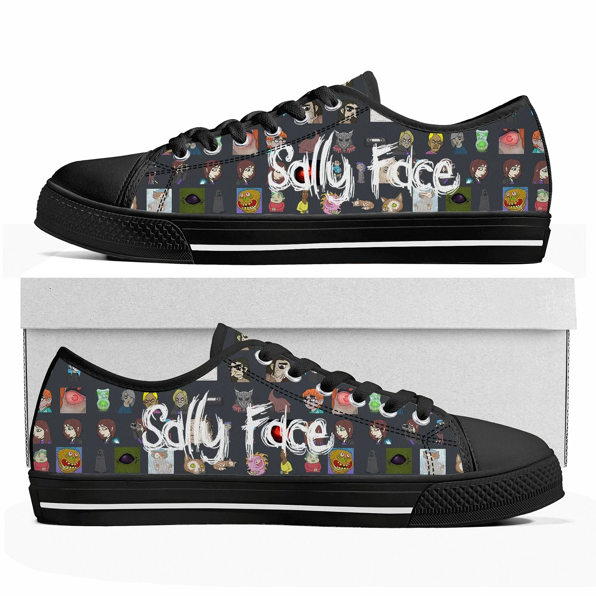 Sally Face Custom Low Top Sneakers Hot Cartoon Game Womens Mens Teenager Shoes Casual Tailor Made Canvas Sneaker
Sally Face Custom Low Top Sneakers Hot Cartoon Game Womens Mens Teenager Shoes Casual Tailor Made Canvas Sneaker