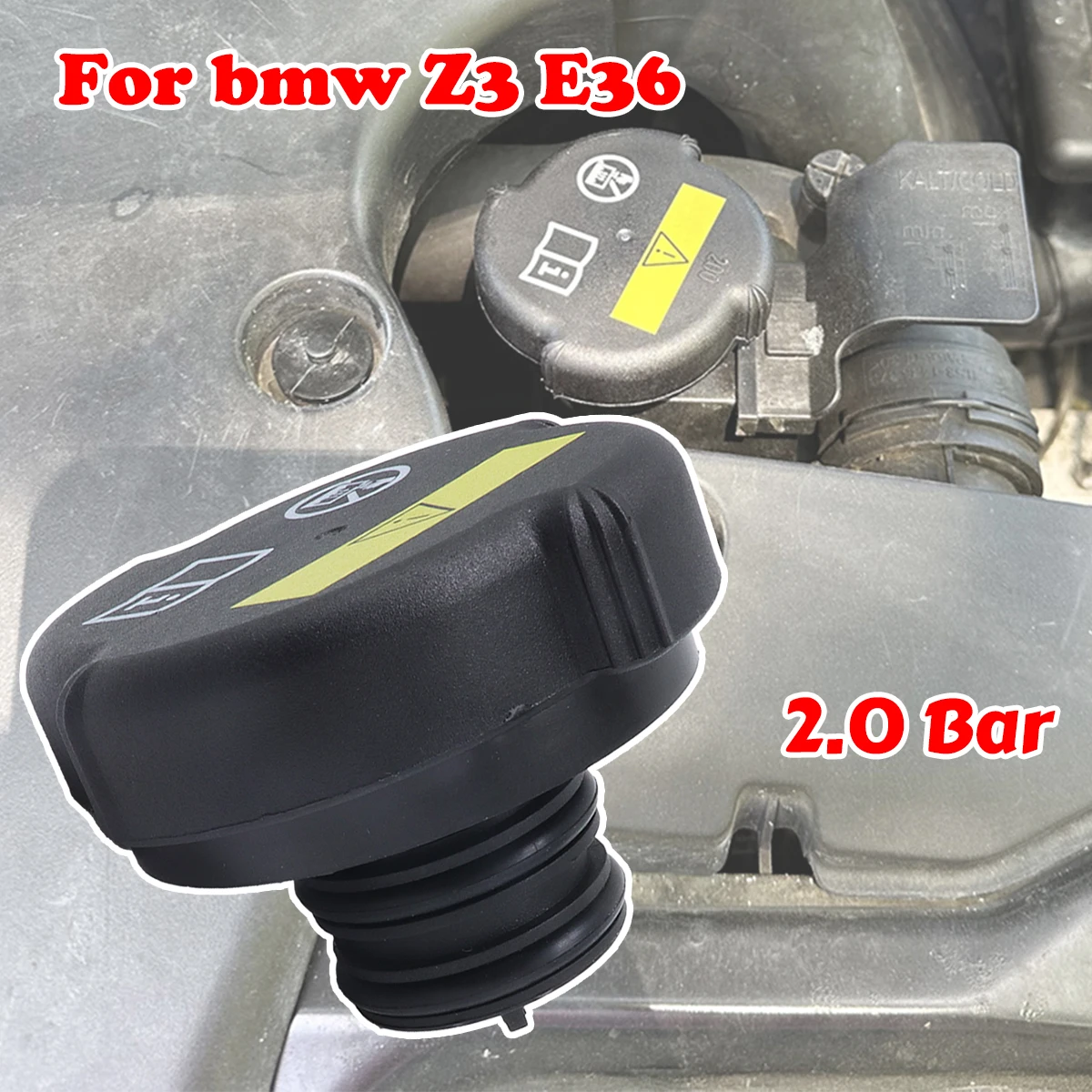 Radiator Expansion Tank Cap Cover 2.0 bar Coolant Reservoir Water Tank Filler 17111742231 For bmw Z3 E36 1994 1995 1996-2002
Radiator Expansion Tank Cap Cover 2.0 bar Coolant Reservoir Water Tank Filler 17111742231 For bmw Z3 E36 1994 1995 1996-2002
