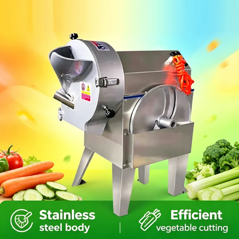 110V 220V Single-head Electric Industrial Vegetable Cutter Slicer Machine Multi Functional Vegetable Cutting Machine
110V 220V Single-head Electric Industrial Vegetable Cutter Slicer Machine Multi Functional Vegetable Cutting Machine