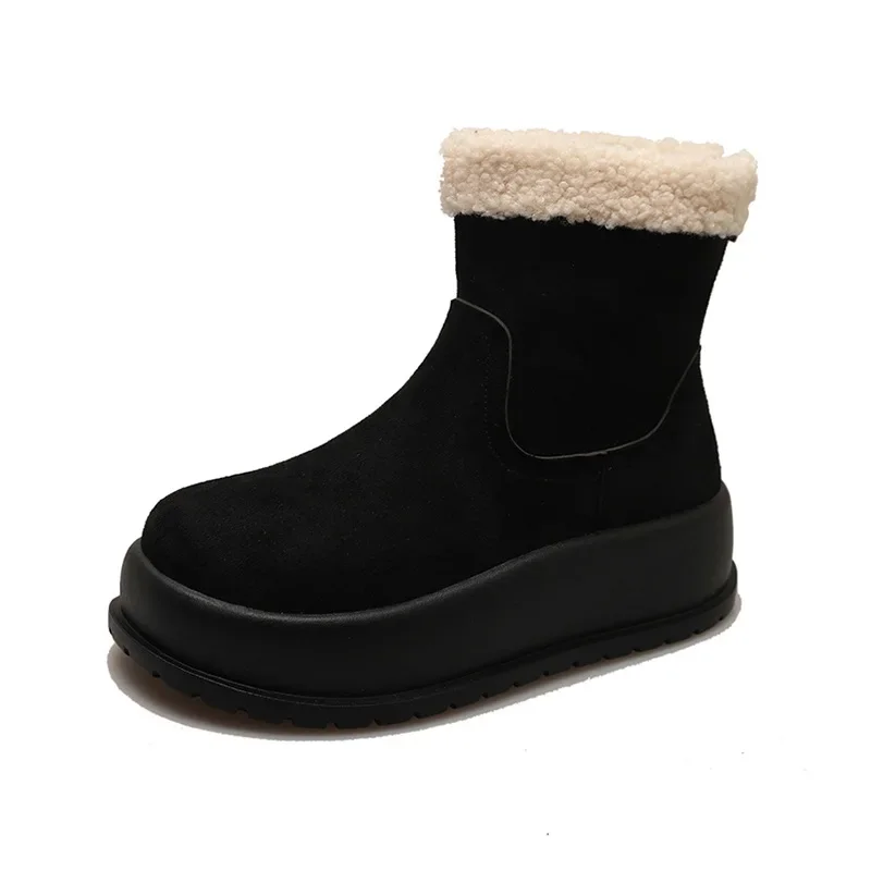 Women Winter Snow Boots Trend 2024 Thick Bottom Cotton Shoes Zippers Short Plush Warm Flats Botas Ladies Platform Ankle Booties
Women Winter Snow Boots Trend 2024 Thick Bottom Cotton Shoes Zippers Short Plush Warm Flats Botas Ladies Platform Ankle Booties