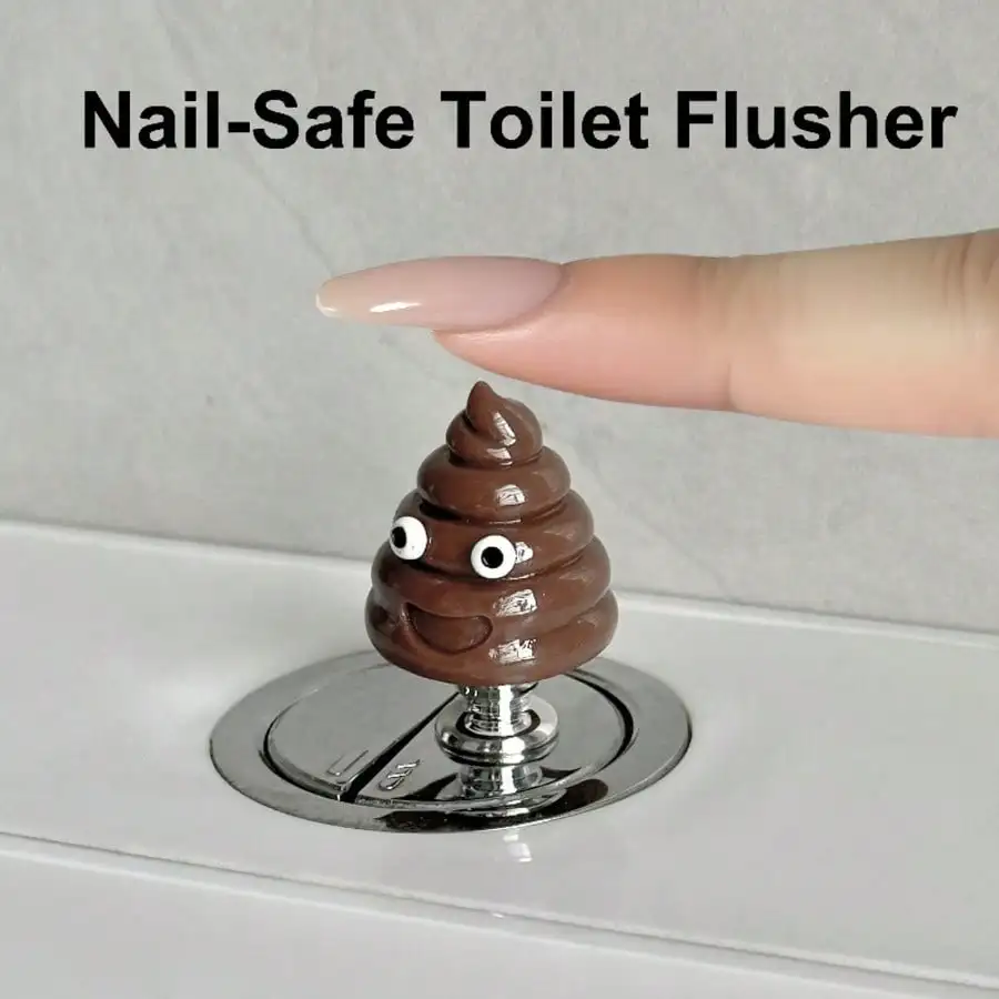 2pcs Creative Cute Funny Poop Toilet Button Decor Sticker - Bathroom Toilet Decoration - Long Nail Care - Bathroom Toilet Accessory
2pcs Creative Cute Funny Poop Toilet Button Decor Sticker - Bathroom Toilet Decoration - Long Nail Care - Bathroom Toilet Accessory