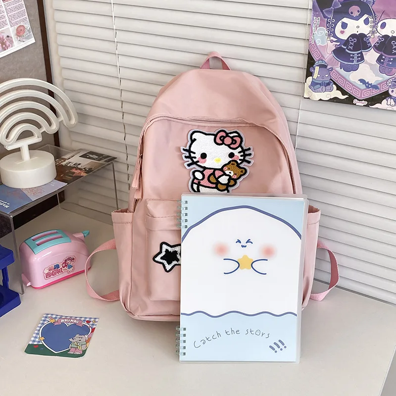 New Cute Cartoon KT Cat Backpack Female Student Backpack Large Capacity Leisure Travel College Student Campus Backpack
New Cute Cartoon KT Cat Backpack Female Student Backpack Large Capacity Leisure Travel College Student Campus Backpack