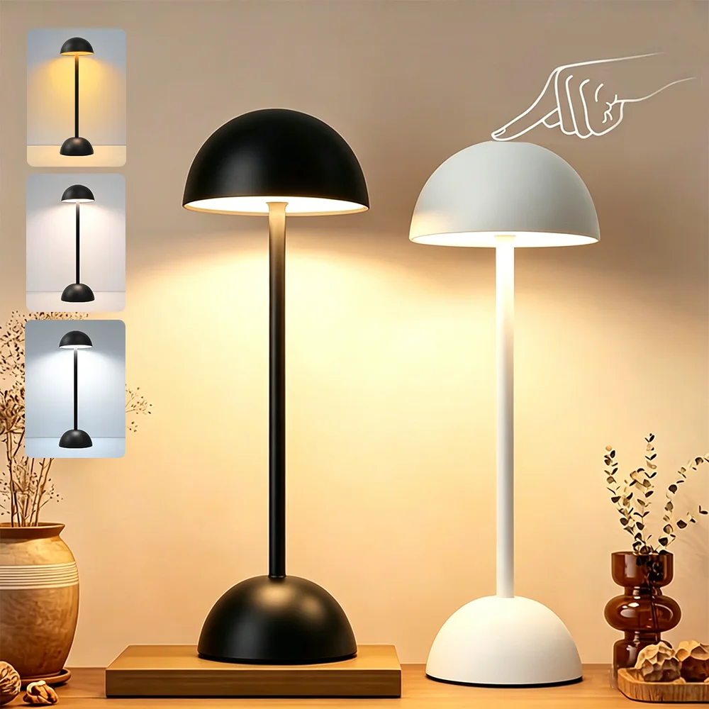 Mushroom Table Lamp LED Rechargeable Dimmable Wireless Touch Night Light Room Decoration For Study Reading Bedroom Bedside Gift
Mushroom Table Lamp LED Rechargeable Dimmable Wireless Touch Night Light Room Decoration For Study Reading Bedroom Bedside Gift