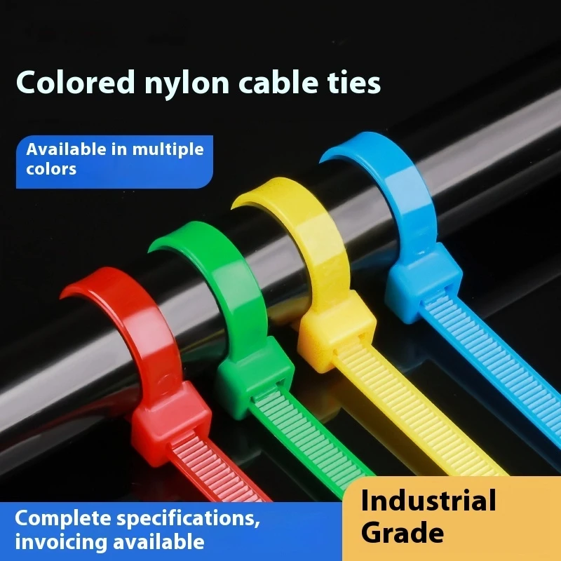 Colorful Self-locking Nylon Cable Tie 4x150 Fixed Plastic Tie Harness Strap Harness Strap One Box 6 Colors
Colorful Self-locking Nylon Cable Tie 4x150 Fixed Plastic Tie Harness Strap Harness Strap One Box 6 Colors