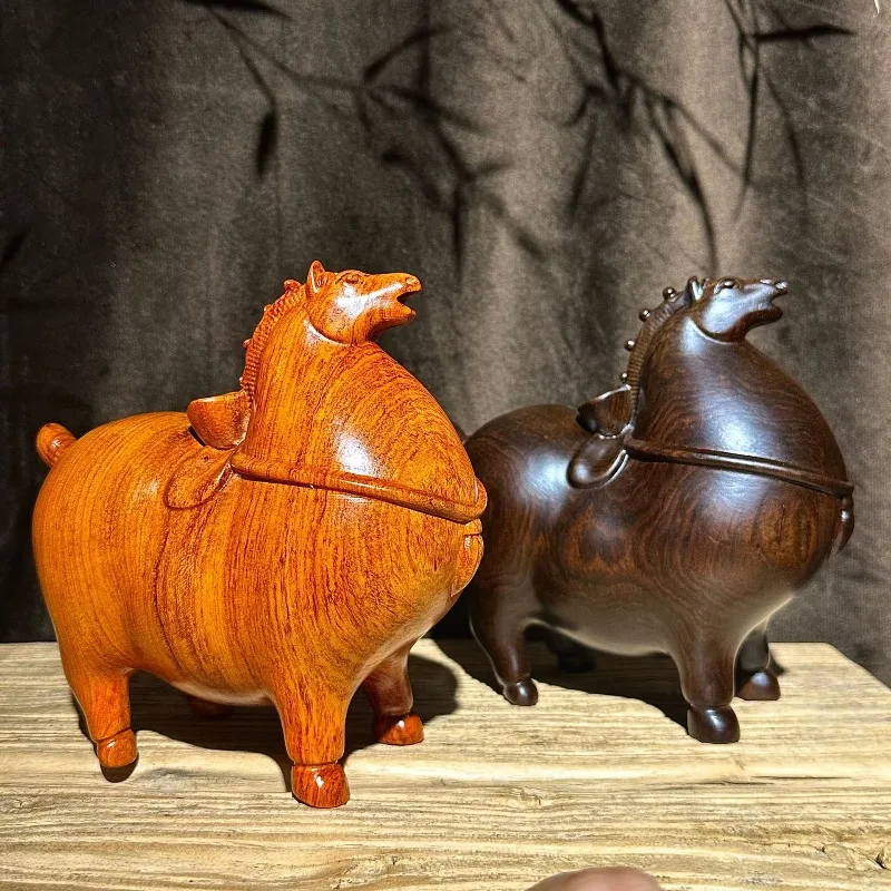 Solid wood carving, instant wealth ornaments, light luxury high-end home and office decoration, Tang Ma ornaments
Solid wood carving, instant wealth ornaments, light luxury high-end home and office decoration, Tang Ma ornaments