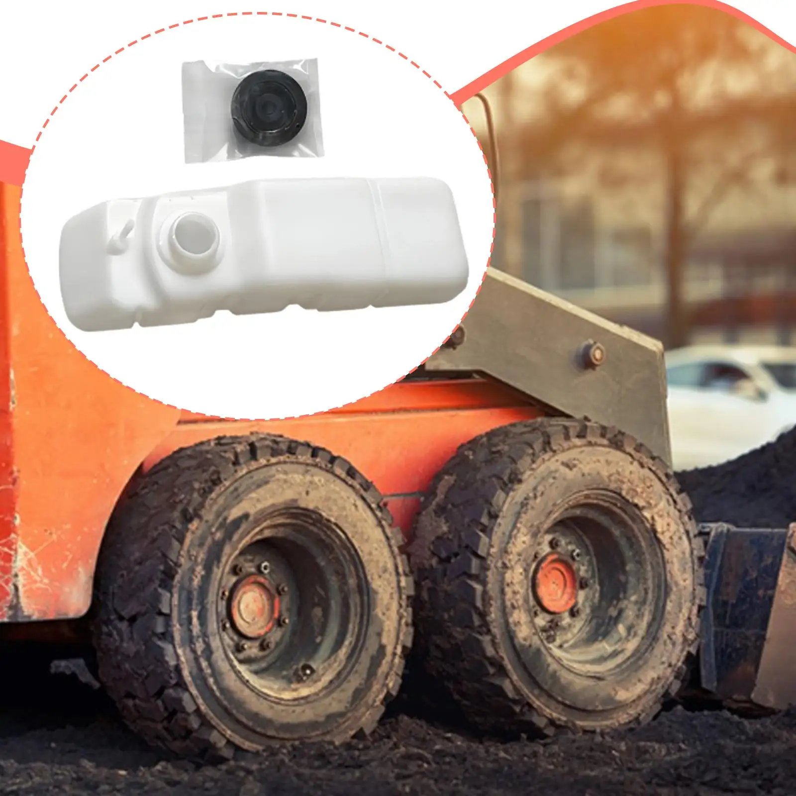 Сменный резервуар для охлаждающей жидкости, прочный пластиковый расширительный резервуар с подходящей крышкой для мини-погрузчика S160 S175 S185
Сменный резервуар для охлаждающей жидкости, прочный пластиковый расширительный резервуар с подходящей крышкой для мини-погрузчика S160 S175 S185