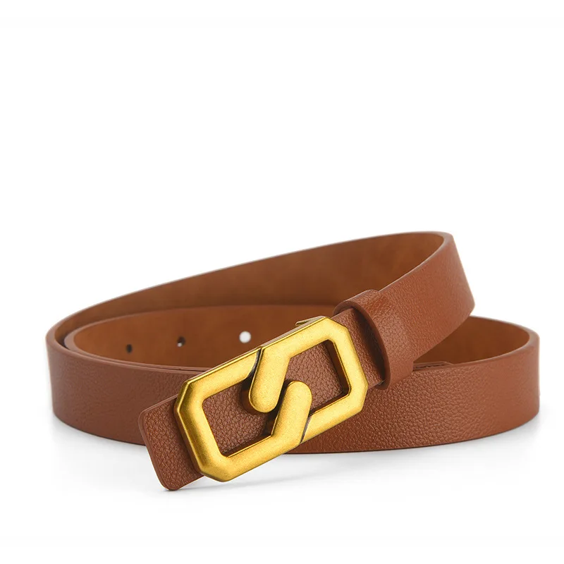 Women's Trousers Belt Fashion Genuine Leather Waistband Vintage Pin Working Belts High Quality Trend Brown Belt DT142
Women's Trousers Belt Fashion Genuine Leather Waistband Vintage Pin Working Belts High Quality Trend Brown Belt DT142