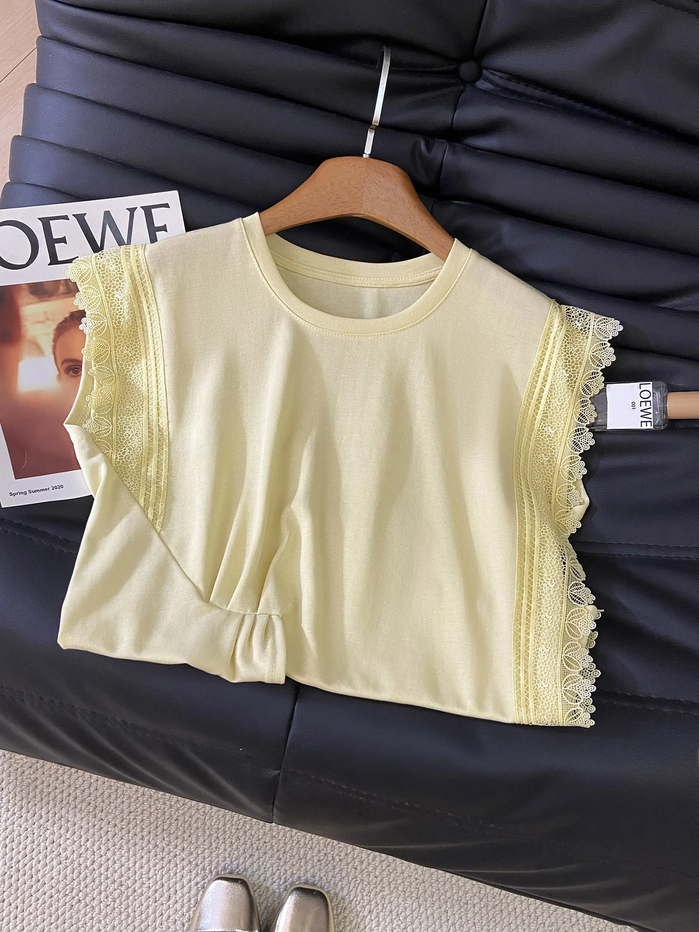 Новая летняя корейская футболка с модным кружевом, круглая футболка Ne Svel, женский топ для похудения, плиссированный универсальный базовый слой
Новая летняя корейская футболка с модным кружевом, круглая футболка Ne Svel, женский топ для похудения, плиссированный универсальный базовый слой