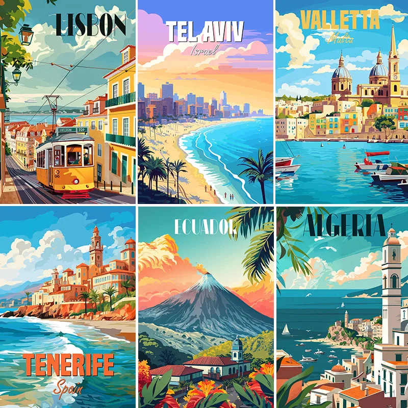 Tourist attractions in various cities Travel Posters Retro Metal Poster Sign Garage Club Indoor Wall Room Decoration Home Decor
Tourist attractions in various cities Travel Posters Retro Metal Poster Sign Garage Club Indoor Wall Room Decoration Home Decor