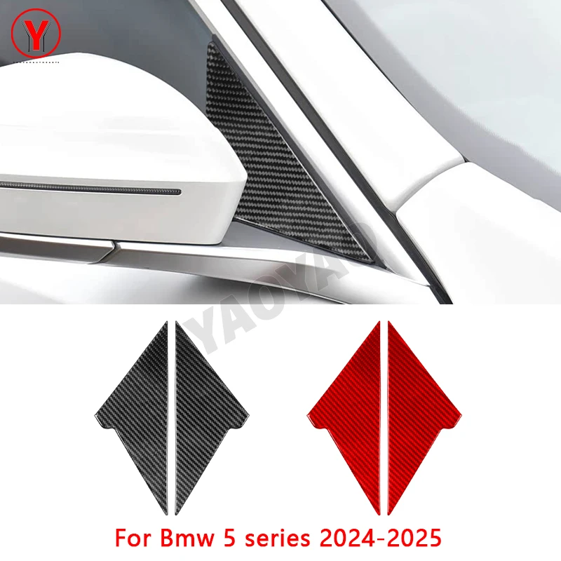 For BMW 5 Series i5 G60 G68 2024 2025 Carbon Fiber Car Outer A-pillar Panel Modified Trim Sticker Exterior Accessories
For BMW 5 Series i5 G60 G68 2024 2025 Carbon Fiber Car Outer A-pillar Panel Modified Trim Sticker Exterior Accessories