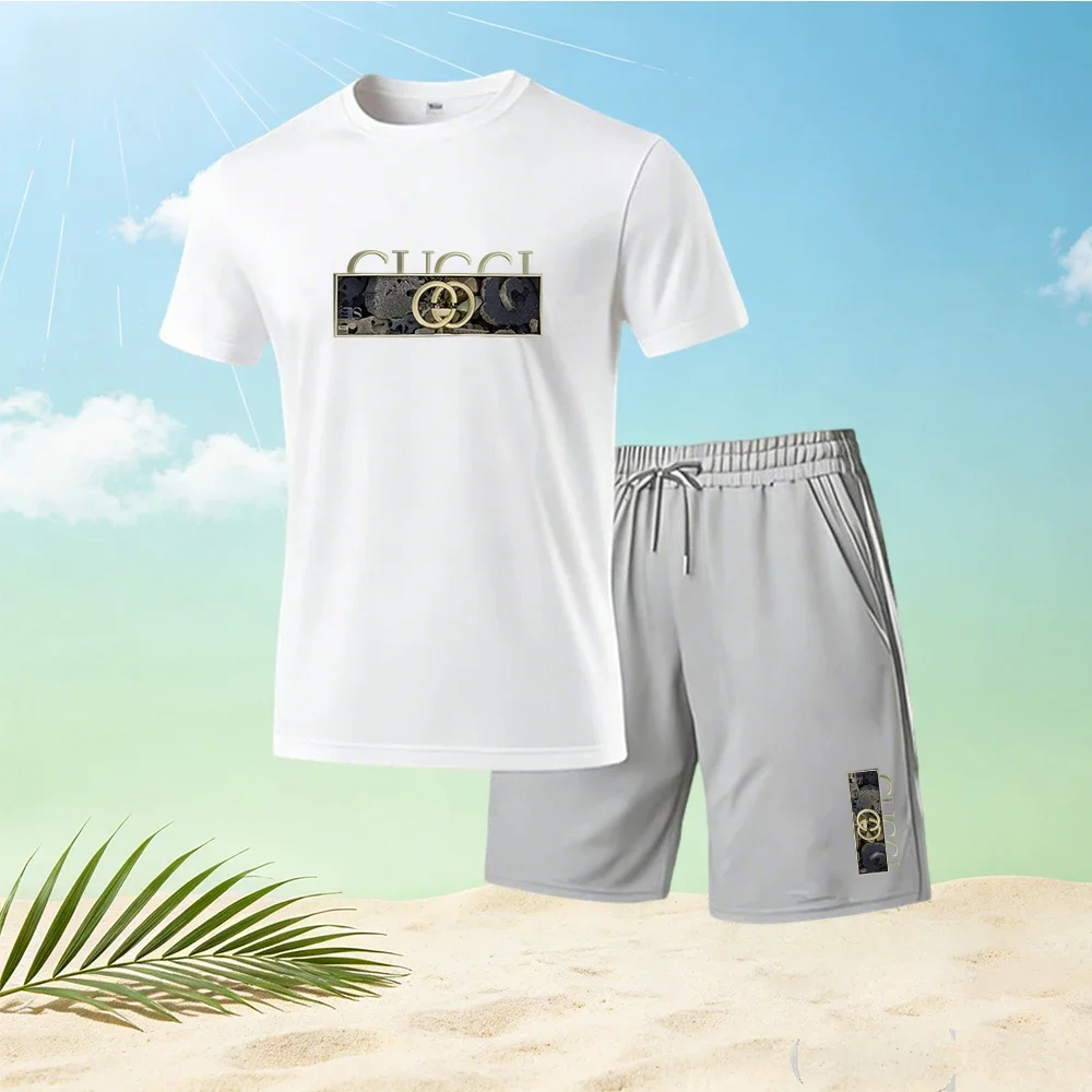 Men's 2 Piece T-Shirts Sets O-Neck Short Sleeve+Sports Shorts Quick Dry Casual Summer Street Fashion Training Suit Hot Sale 2026
Men's 2 Piece T-Shirts Sets O-Neck Short Sleeve+Sports Shorts Quick Dry Casual Summer Street Fashion Training Suit Hot Sale 2026