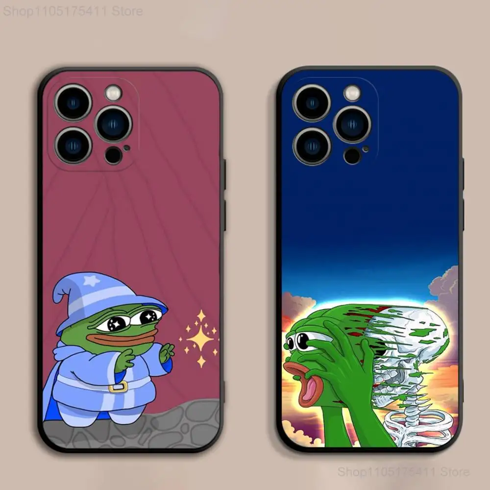 Funny P-Pepe the F-Frog Phone Case For iPhone 17,16,15,14,13,12,Pro,Max,Plus,E,SE4,Air,Mini Black Soft Cover
Funny P-Pepe the F-Frog Phone Case For iPhone 17,16,15,14,13,12,Pro,Max,Plus,E,SE4,Air,Mini Black Soft Cover
