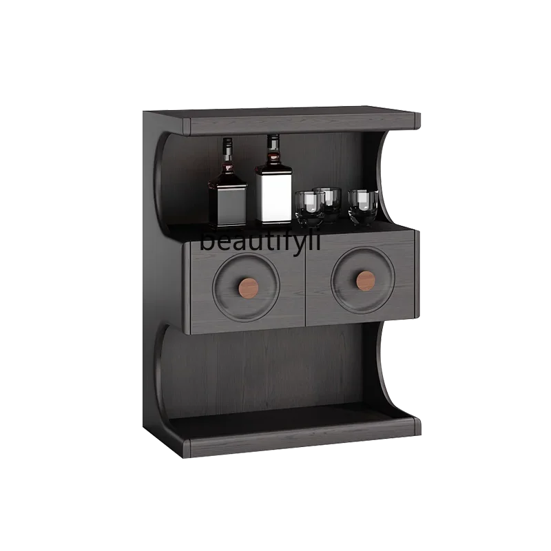 s7304 French style, solid wood black retro coffee bar, tea sofa side bookcase
s7304 French style, solid wood black retro coffee bar, tea sofa side bookcase