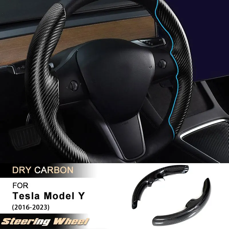 Car Steering Wheel Cover Trims for Tesla Model Y 2016-2023 Add On Racing Steering Wheel Cover Trims Prepreg Dry Carbon
Car Steering Wheel Cover Trims for Tesla Model Y 2016-2023 Add On Racing Steering Wheel Cover Trims Prepreg Dry Carbon