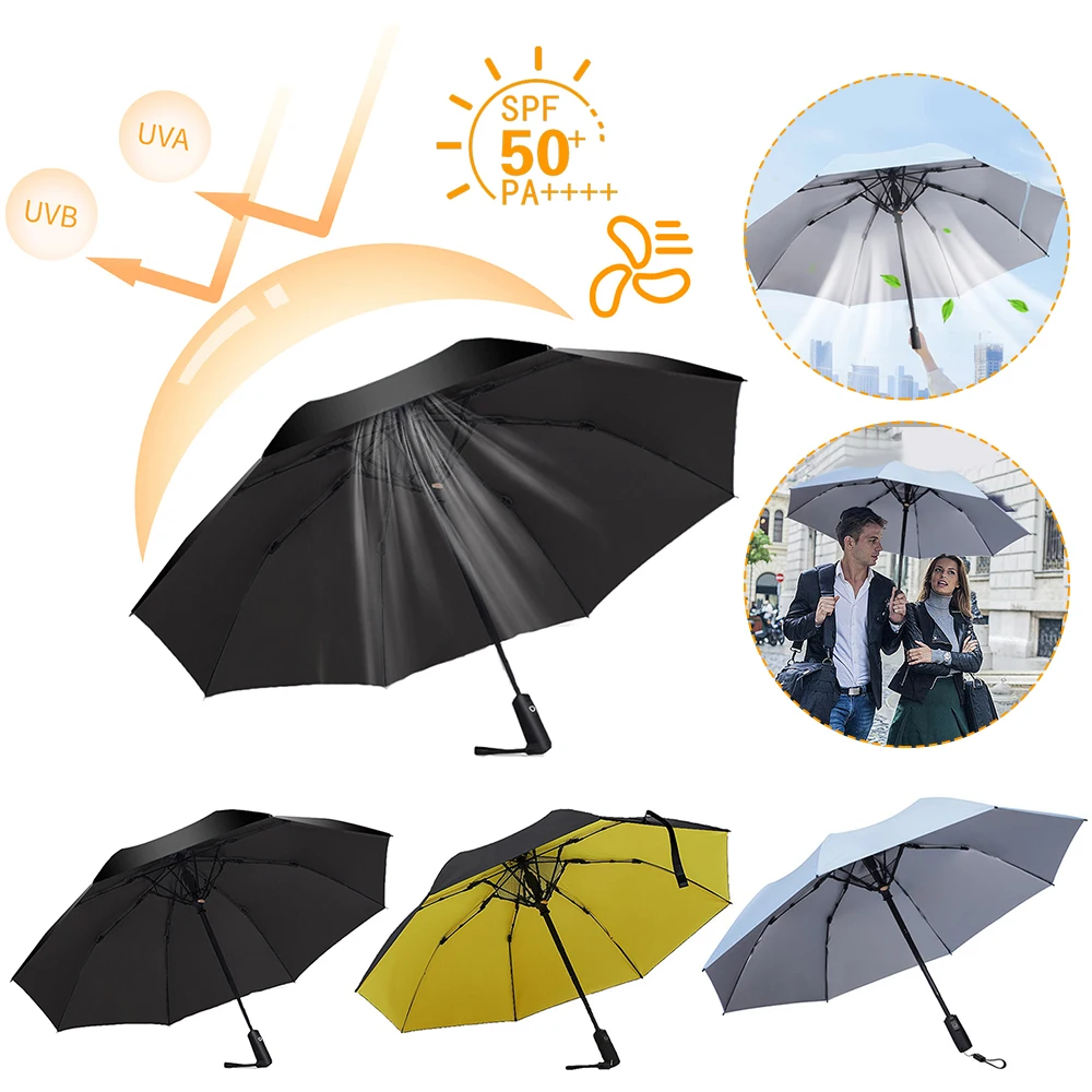 Зонт солнцезащитный складной с вентилятором и зарядкой от USB
Зонт солнцезащитный складной с вентилятором и зарядкой от USB