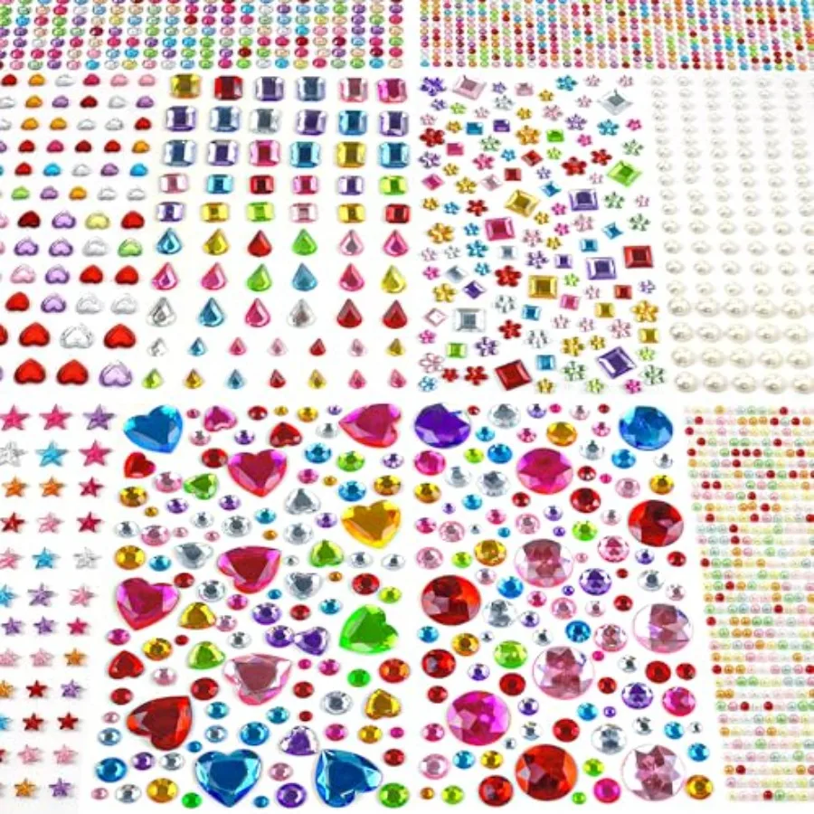 3000 PCS s - Self Adhesive Scrap Supplies Rhinestones for Crafts Supplies, Small Earrings Face Nail Jewels for - Face s Body Gl
3000 PCS s - Self Adhesive Scrap Supplies Rhinestones for Crafts Supplies, Small Earrings Face Nail Jewels for - Face s Body Gl