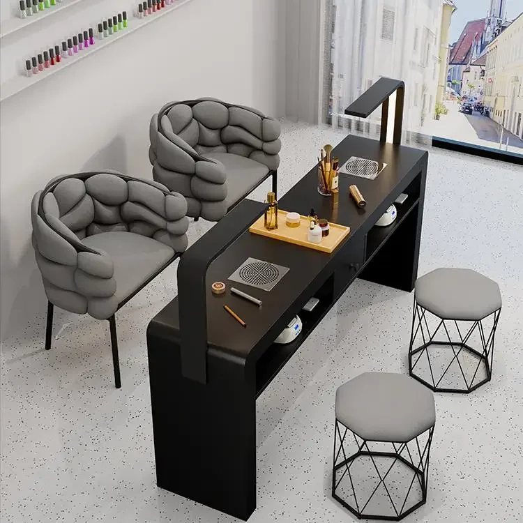 Nail Art Table And Chair Set Multifunctional Cream Wind Single Double Light Luxury Ins Nail Art Table
Nail Art Table And Chair Set Multifunctional Cream Wind Single Double Light Luxury Ins Nail Art Table