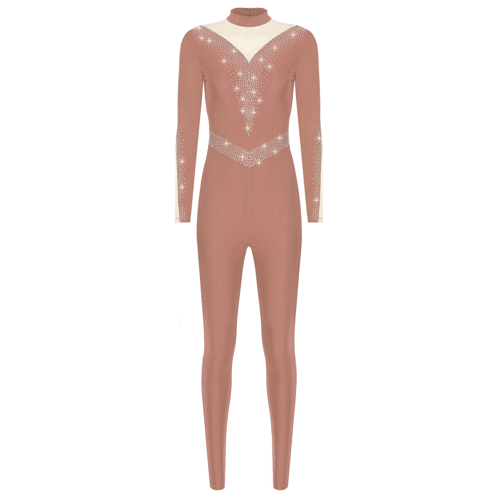 Women Rhythmic Gymnastics Acrobatics Figure Skating Leotards Shiny Rhinestones Long Sleeve Zip Jumpsuit Dancing Full Bodysuits
Women Rhythmic Gymnastics Acrobatics Figure Skating Leotards Shiny Rhinestones Long Sleeve Zip Jumpsuit Dancing Full Bodysuits