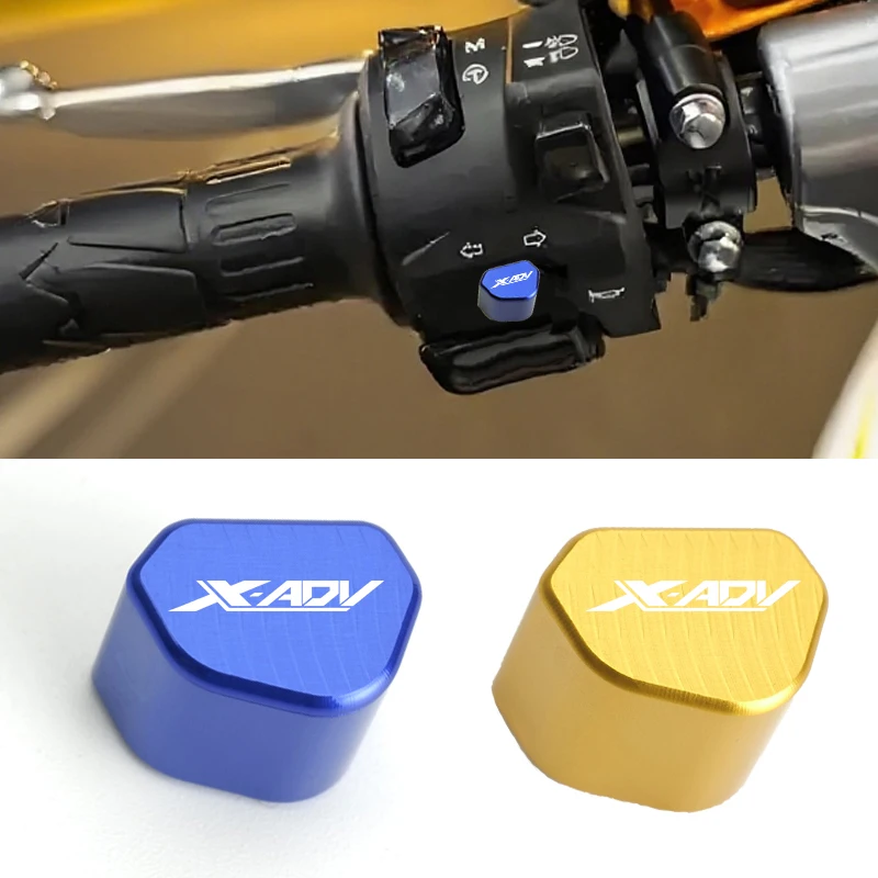 Accessories CNC Aluminum Motorcycle Switch Button Turn Signal Switch Key Cap For Honda XADV X-ADV 750 XADV750 2017-2025
Accessories CNC Aluminum Motorcycle Switch Button Turn Signal Switch Key Cap For Honda XADV X-ADV 750 XADV750 2017-2025