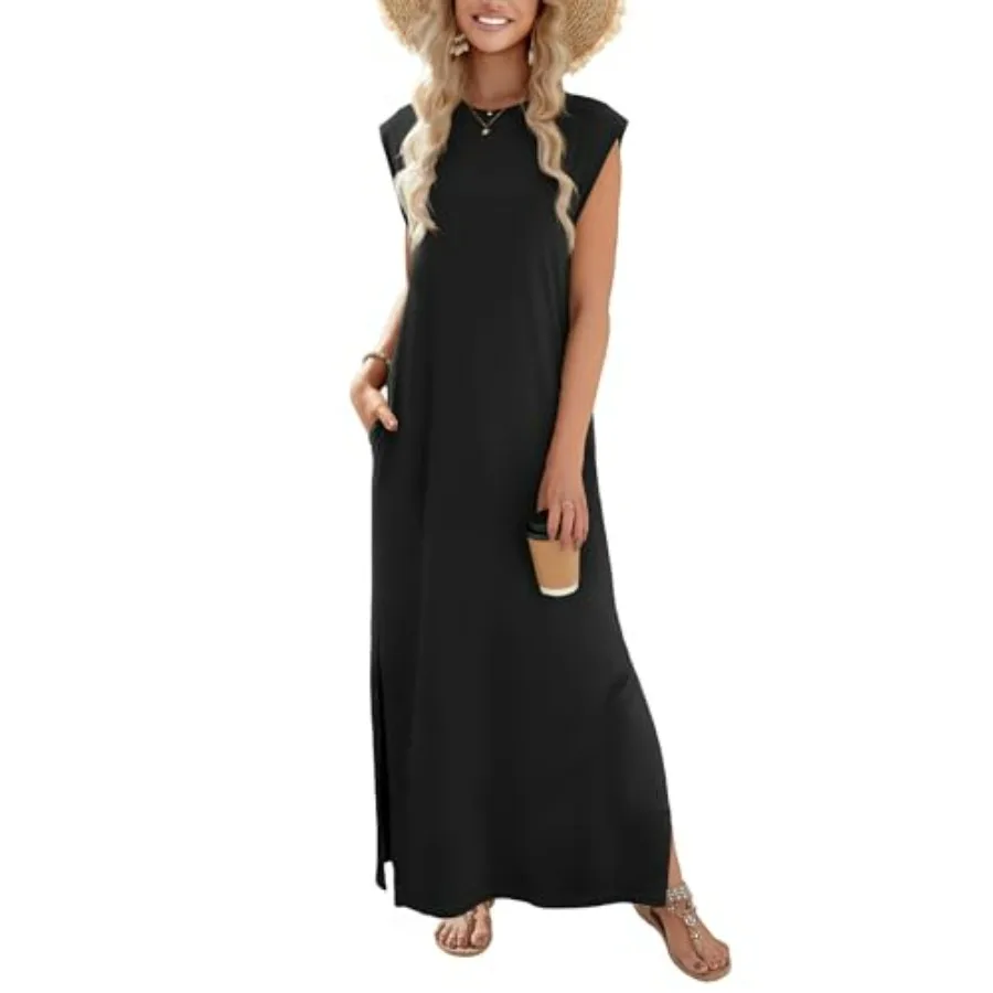 Zeagoo Summer Dresses for Women 2026 Long Maxi Sundresses Loose Split Wrinkle-Free Beach Travel Vacation Clothes
Zeagoo Summer Dresses for Women 2026 Long Maxi Sundresses Loose Split Wrinkle-Free Beach Travel Vacation Clothes