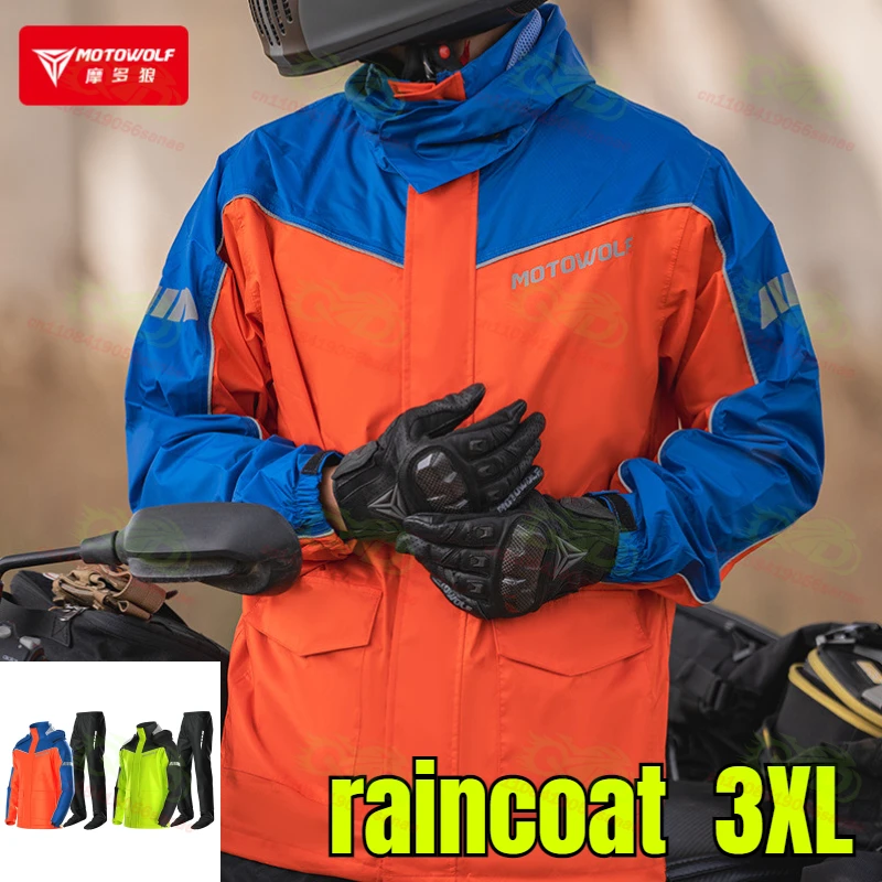 MOTOWOLF Motorcycle Raincoat Waterproof Split Raincoat Set Bicycle Motorcycle Riding Off Road Rainproof Equipment
MOTOWOLF Motorcycle Raincoat Waterproof Split Raincoat Set Bicycle Motorcycle Riding Off Road Rainproof Equipment