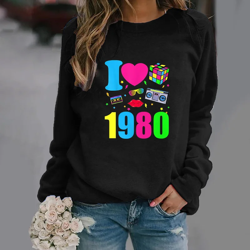 Женский классический винтажный пуловер 1980, женский модный Повседневный свитер с длинным рукавом и круглым вырезом, винтажный пуловер 1980, Топ
Женский классический винтажный пуловер 1980, женский модный Повседневный свитер с длинным рукавом и круглым вырезом, винтажный пуловер 1980, Топ