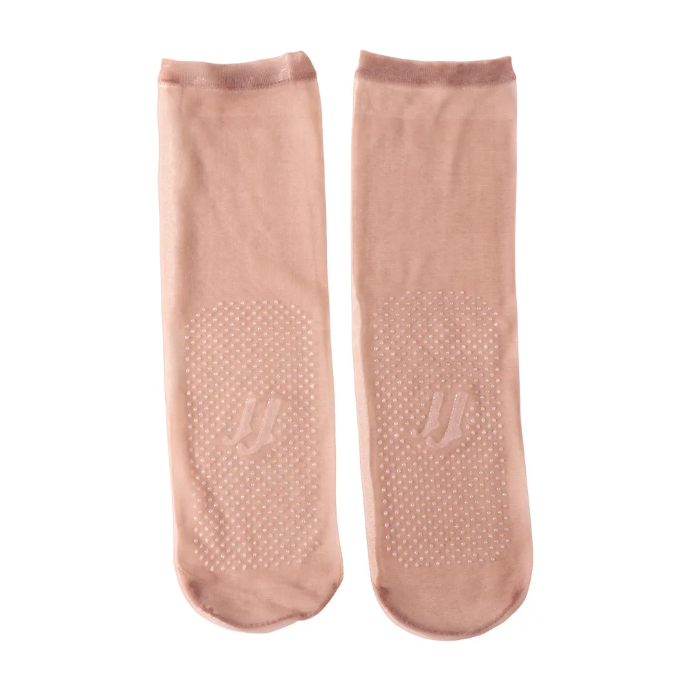 5Pairs Transparent Non-slip Crystal Silk Socks Nylon Ultra-thin Women Invisible Socks Silk Sheer Ankle Socks Silicone Bottom
5Pairs Transparent Non-slip Crystal Silk Socks Nylon Ultra-thin Women Invisible Socks Silk Sheer Ankle Socks Silicone Bottom