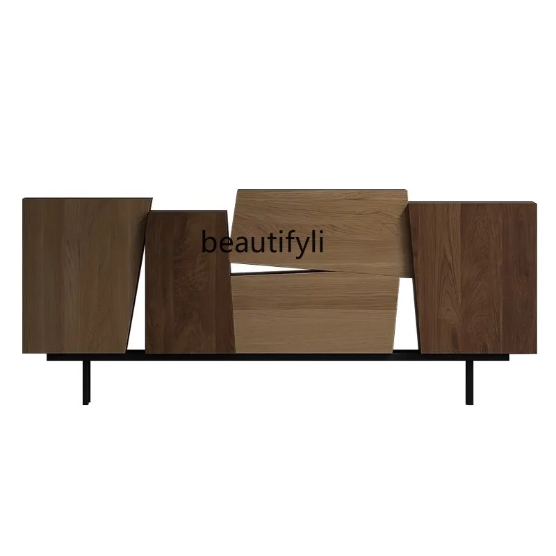 Mid-Ancient Solid Wood Entrance Cabinet Creative Art Sideboard Cabinet Simple Modern Floor TV Locker furniture
Mid-Ancient Solid Wood Entrance Cabinet Creative Art Sideboard Cabinet Simple Modern Floor TV Locker furniture