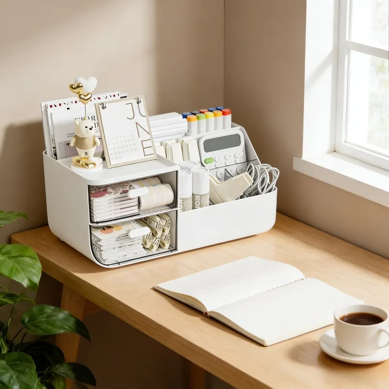 Cute Drawer-Type Desk Organizer, Multi-Use Storage Box for Cosmetics & Stationery
Cute Drawer-Type Desk Organizer, Multi-Use Storage Box for Cosmetics & Stationery