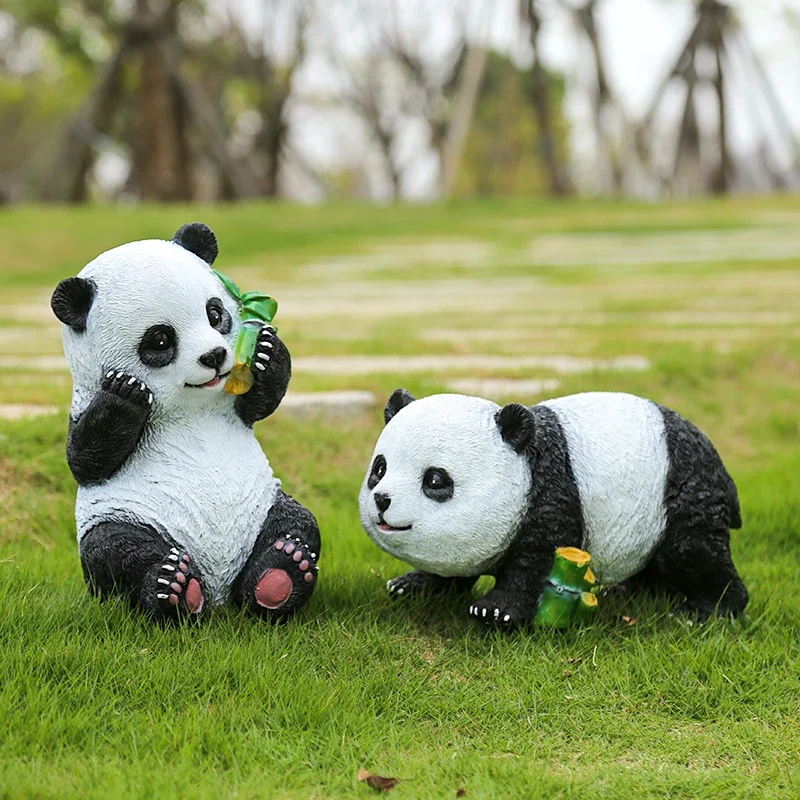 Resin Panda Sculpture Garden Decoration Outdoor Simulation Animal Statues Lawn Landscape Figure Crafts Home Yard Art Ornaments
Resin Panda Sculpture Garden Decoration Outdoor Simulation Animal Statues Lawn Landscape Figure Crafts Home Yard Art Ornaments