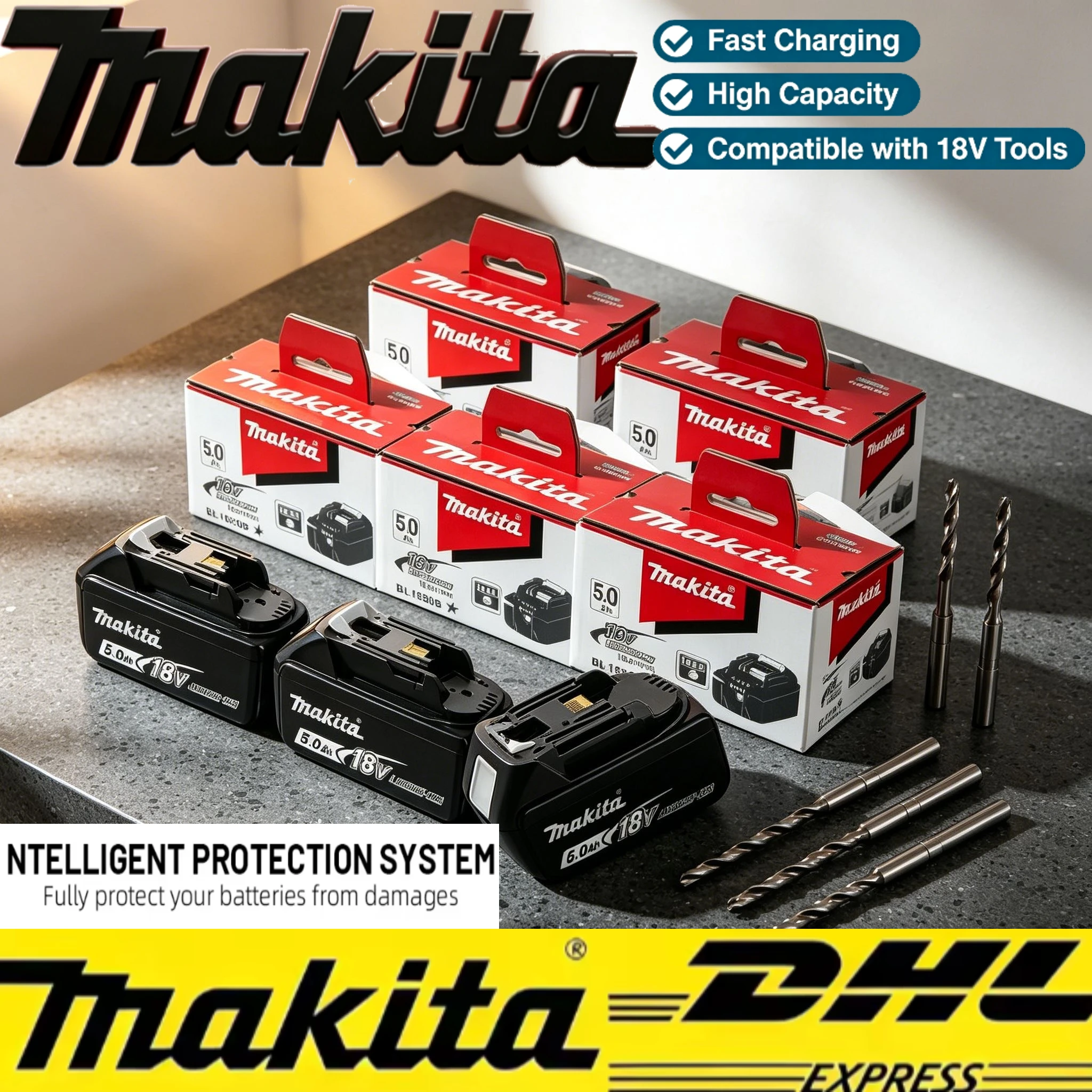 Authentic Makita BL1860B 18V Battery LXT Combo Low Power Dissipation Fit Blower Jigsaw Ideal For Household Weekend Renovation
Authentic Makita BL1860B 18V Battery LXT Combo Low Power Dissipation Fit Blower Jigsaw Ideal For Household Weekend Renovation