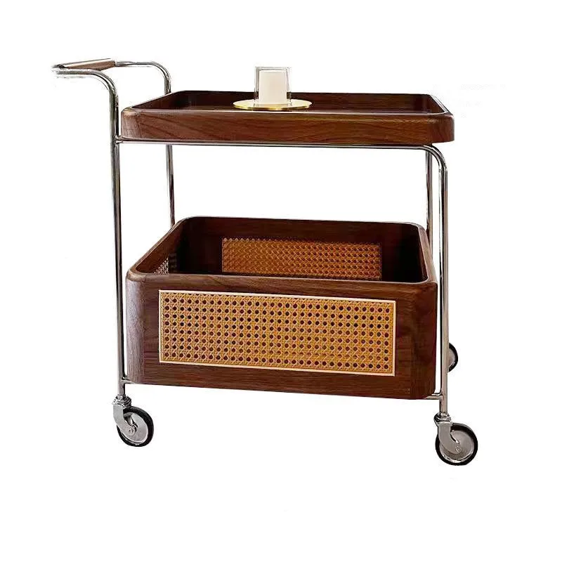 Yjq retro style removable storage coffee table trolley living room storage rack corner few household
Yjq retro style removable storage coffee table trolley living room storage rack corner few household