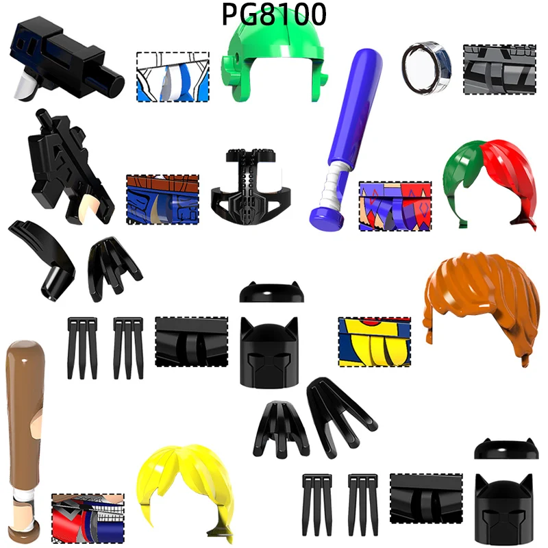Набор MOC-блоков PG8100: Фигурки, аксессуары, плащи, лапы, оружие, брюки, детали для волос, игрушки, подарки
Набор MOC-блоков PG8100: Фигурки, аксессуары, плащи, лапы, оружие, брюки, детали для волос, игрушки, подарки