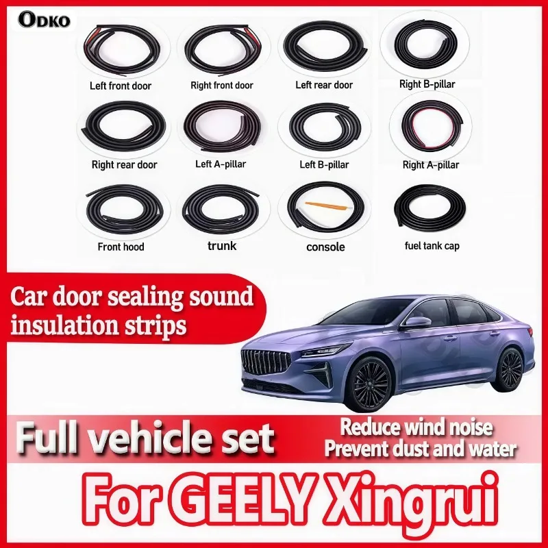 For GEELY Xingrui Car Door Seal Strip Rubber Noise Insulation Dustproof Seal Strip Not easy to Fall off Car Accessories 12Pcs
For GEELY Xingrui Car Door Seal Strip Rubber Noise Insulation Dustproof Seal Strip Not easy to Fall off Car Accessories 12Pcs