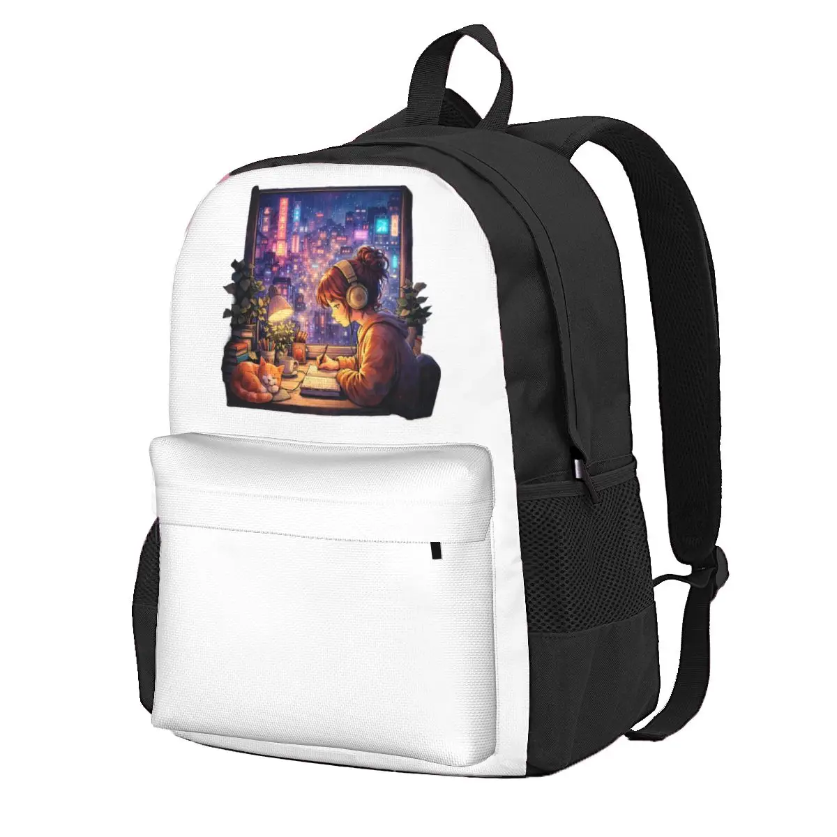 Aesthetic Lofi Study Girl Student Backpack School Bag Hiking Travel Daypack for Boys Girls Fashion Bookbag Shoulder Bags
Aesthetic Lofi Study Girl Student Backpack School Bag Hiking Travel Daypack for Boys Girls Fashion Bookbag Shoulder Bags